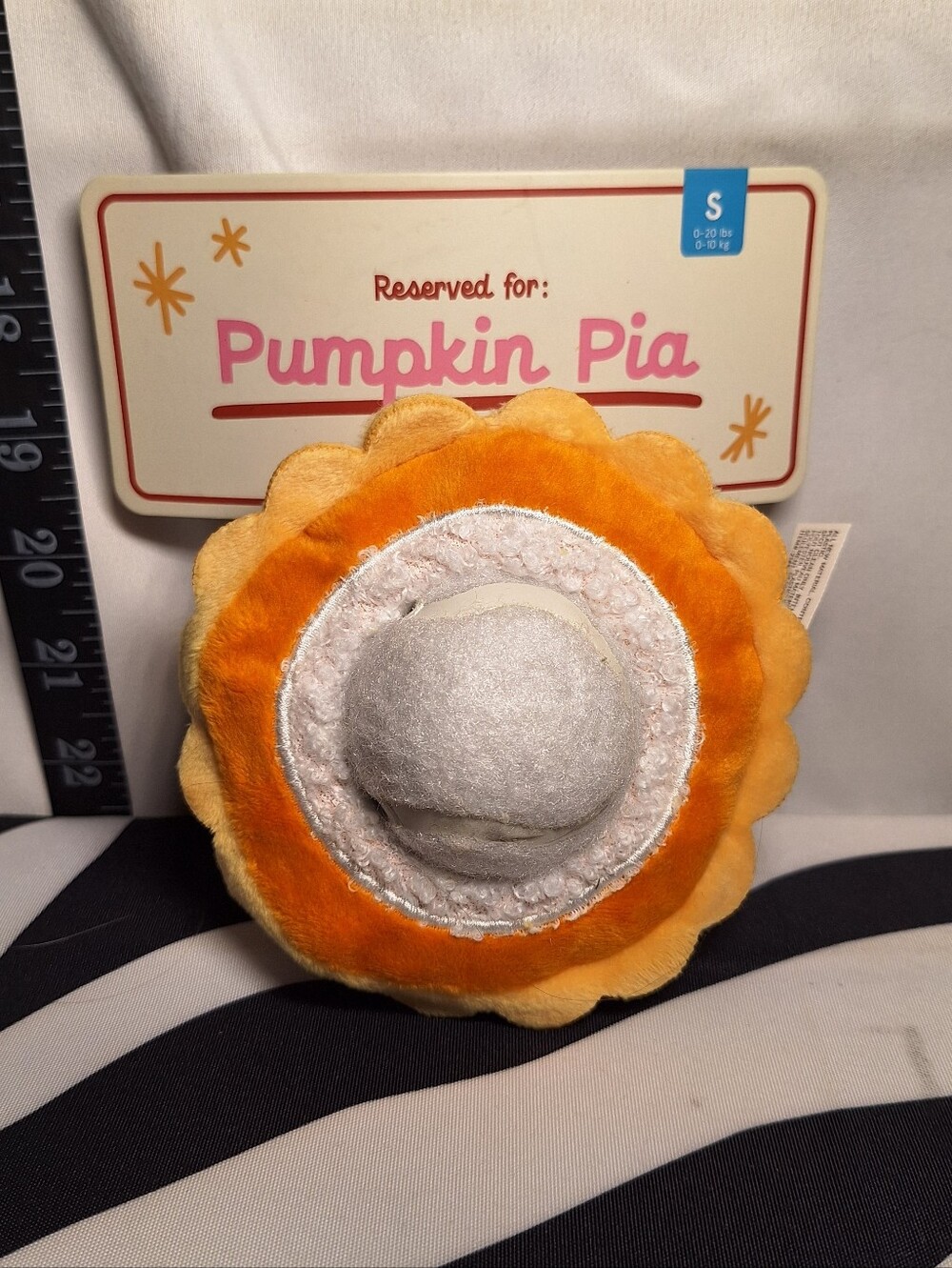 NWT Bark Pumpkin Pia Dog Toy S